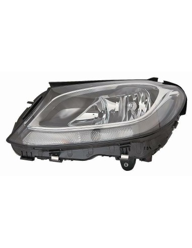 Right headlight 2h7 led electric for c-class w205 2018 onwards black