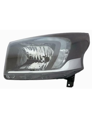 Right headlight h4 with led drl for opel vivaro 2014 onwards