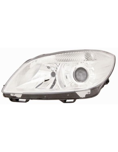 Right headlight 2h7 electric for skoda fabia-roomster 2007 to 2010