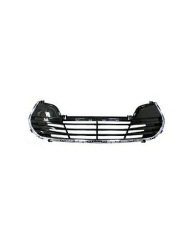 Front bumper grill with chrome frame for hyundai veloster 2011 onwards