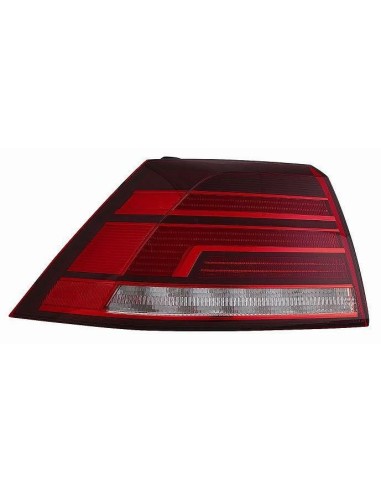 Luz trasera led externa derecha para vw golf 7 2017 en adelante