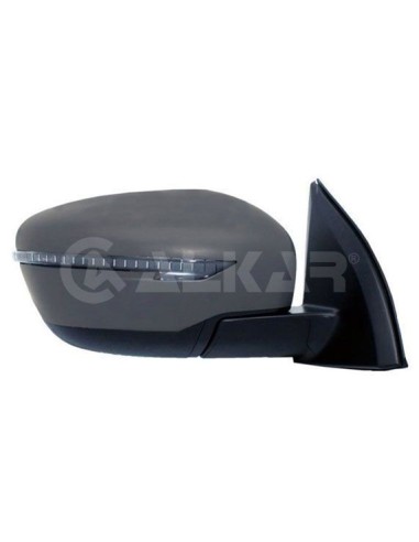 Electric folding right rearview mirror for qashqai 2014- 9 pin black arrow