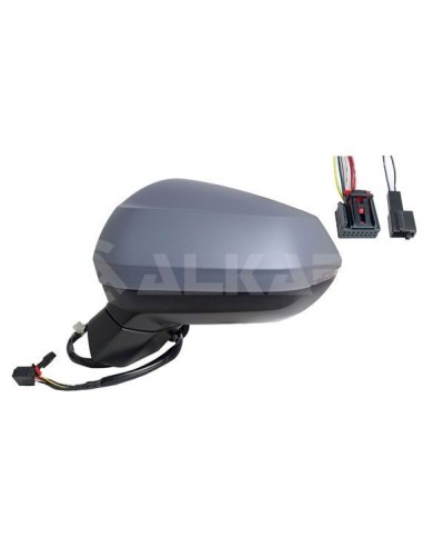 Folding electric right rearview mirror for q2 2017- photochromic with arrow