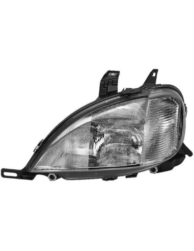 Left headlight h7-h1 for mercedes m-class w163 1998 to 2001 hella