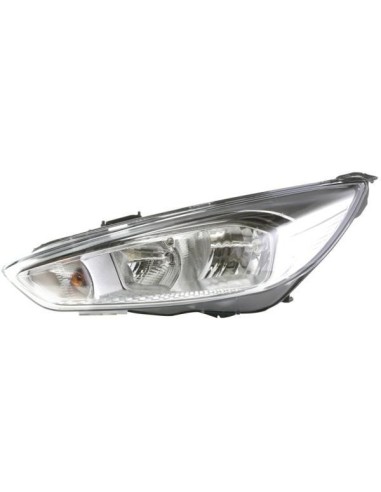 Left headlight h7-h15 with DRL for ford focus 2014 to 2017 chrome hella