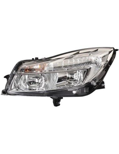 Right headlight h7-h1 for opel insignia 2009 onwards hella