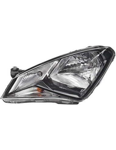 Left headlight h4 with electric motor for seat mii 2012 onwards hella
