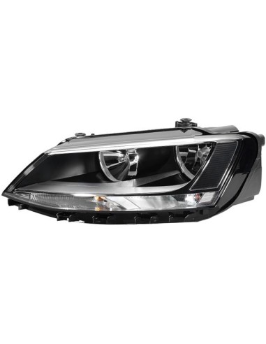 Right headlight h7-h7 with electric motor for vw jetta 2011 onwards hella