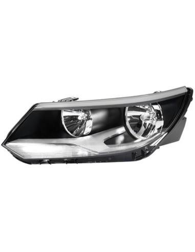 Phare gauche H7-H15 pour VW Tiguan 2011 à 2015 HELLA