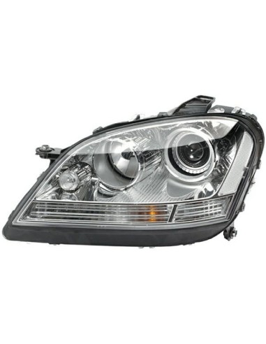 Faro izquierdo h7 h7 h15 para mercedes ml clase w164 2008 en adelante hella