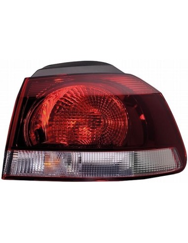 Smoked outer right taillight for vw golf 6 2009 onwards hella