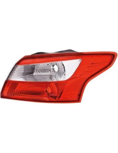 Outer left taillight for ford focus 4p 2011-2014 hella