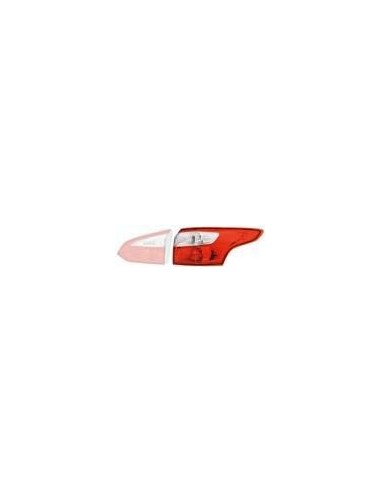 White red outer right taillight for focus sw 2011 to 2014 hella