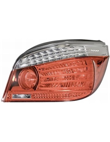 Right rear white red led light for series 5 e60 2007 onwards hella