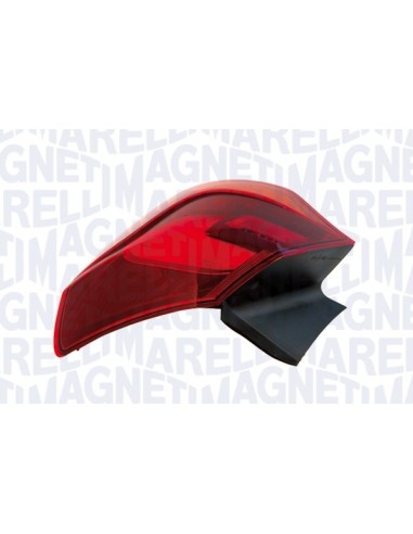 Dark red outer left taillight for astra j 5p sport 2010- marel