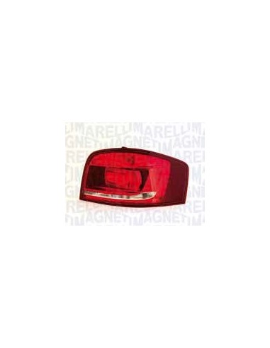 Right rear light for audi a3 3 doors 2010 to 2012 marelli