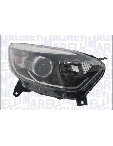 Right front headlight 2h1 for captur 2013 to 2017 with marelli chromed profile