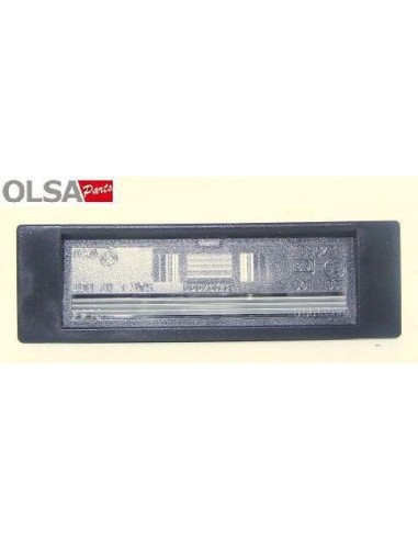 Rear license plate light for alfa 147 2000 to 2004