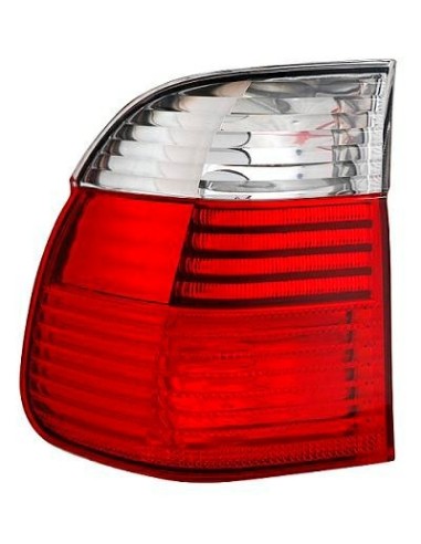 Rear left external white-red led light for 5 e39 2000 to 2003 sw