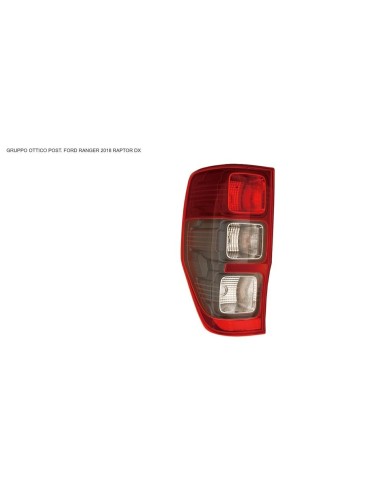 White-red left rear light for ranger 2015 onwards raptor version