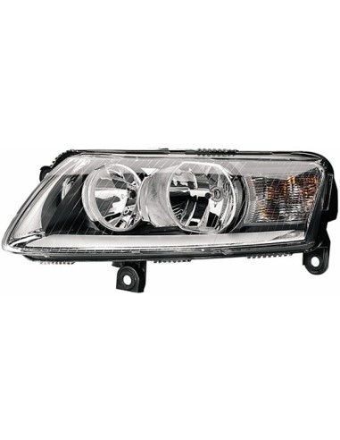 Right headlight h7-h15 with electric motor for audi a6 2008 onwards hella