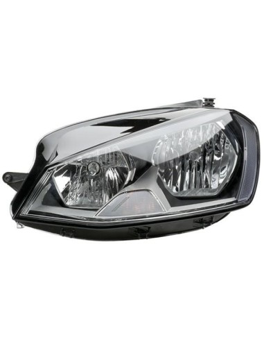 Right headlight h7-h15 electric for golf 7 2012 onwards hella system