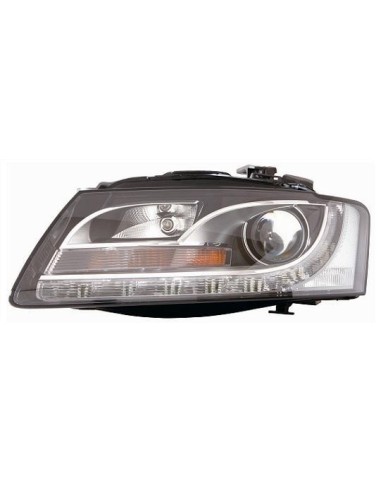 Left headlight xenon d3s led electric for audi a5 2007 to 2011
