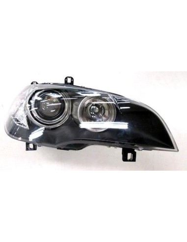 Left headlight h7-h1 with electric motor for bmw x5 e70 2007 onwards