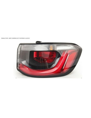 Right external led rear light for jeep compass 2017 onwards