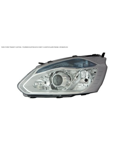 Right headlight h7-h15-h1 for ford transit-tourneo custom 2013 onwards