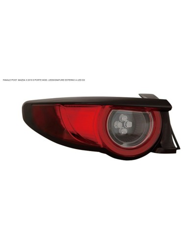 Luz led exterior trasera derecha mazda 3 2019- firma led