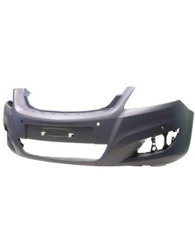 Front bumper for Opel Zafira 2008 to 2010 with holes sensors park