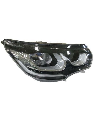 Right headlight 2h7 led with engine for citroen c4 2014 onwards black