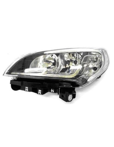 Right headlight 2h7 with electric motor for fiat doblo 2015 onwards