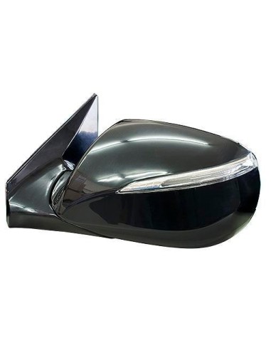 Foldable electric left rearview mirror for santafe 2012- 10 pin lights