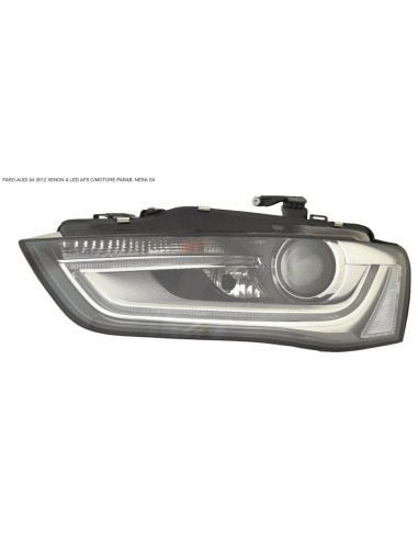 Left headlight xenon led afs electric for audi a4 2011 onwards black