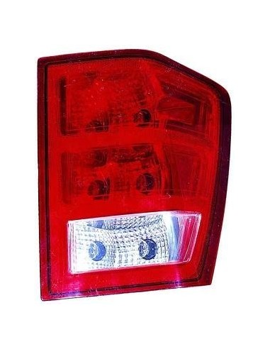 Luz trasera derecha roja blanca para jeep grand cherokee 2005 a 2009