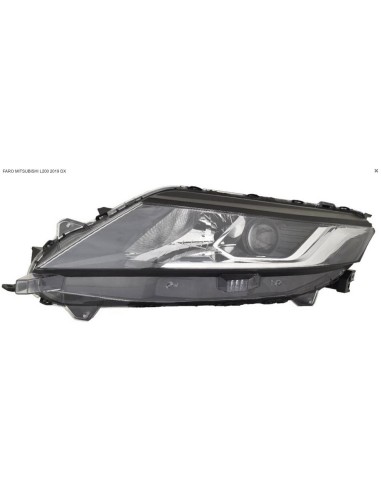 Right front headlight for mitsubishi l200 2019 onwards