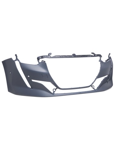 Front bumper primer with PDC and PA for peugeot 208 2019-