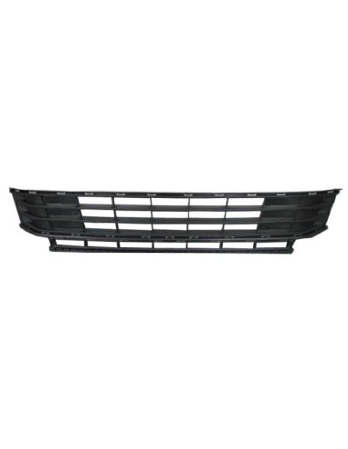 Partially closed center front bumper grille for vw touran 2015-