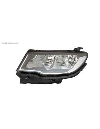 Left headlight for jeep compass 2017 to 2020