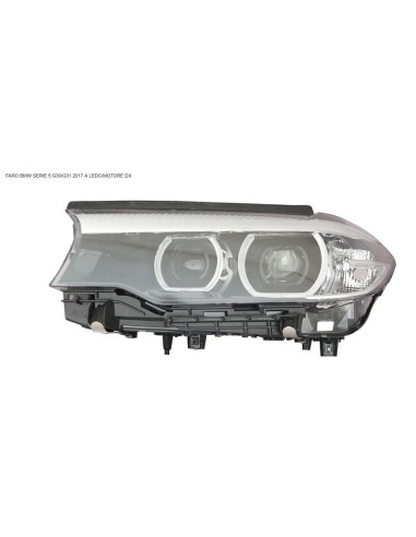 Right led headlight for bmw 5 series g30-g31 2016 onwards zkw