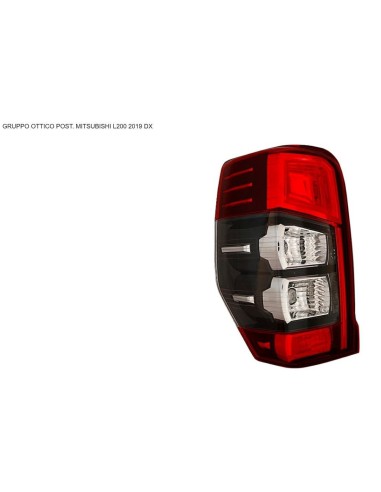 Right rear light for mitsubishi l200 2019 onwards