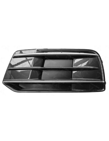 Glossy gray front grille chrome molding for q5 2016 onwards
