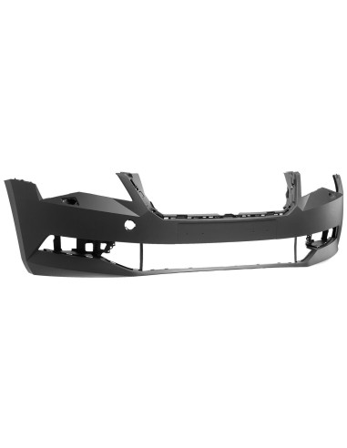 Front bumper with headlight washer holes skoda superb 2015 onwards
