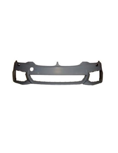 Front bumper with headlight washer holes for bmw 5 series g30-g31 2016 onwards m-tech
