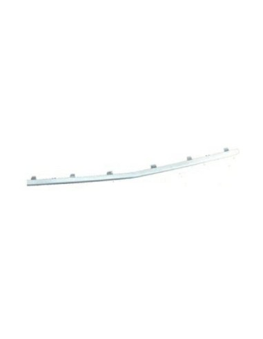 Moldura central de paragolpes delantero plateada para clase c w205 2016 en poiamg