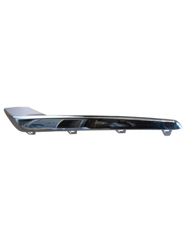 Right grille molding chrome for opel crossland x 2017 onwards
