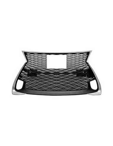 Front grille with chrome molding + pdc holes for lexus gs 2015- mod f sport