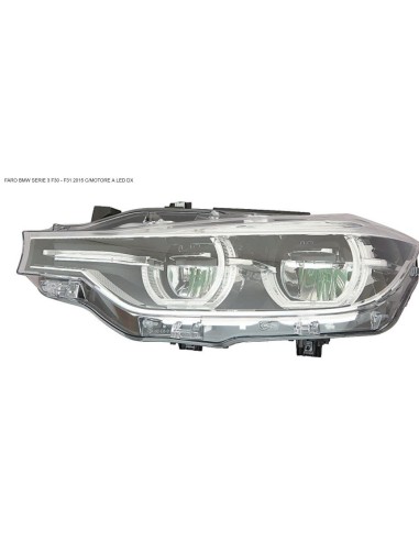 Right electric led headlight for bmw 3 series f30-f31 2015 onwards